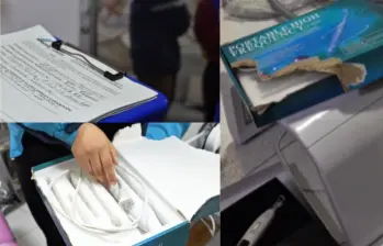 En un video quedó registrado cómo en diferentes operativos la Secretaría Distrital de Salud decomisó aparatos que no cumplían con los protocolos legales. Foto: Redes sociales @SectorSalud