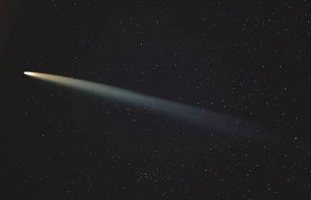 Fotografía del cometa Tsuchinshan-ATLAS captada el 1 de octubre de 2024. FOTO: Agencia Sinc / TAO Project, The University of Tokyo/Akio Nakanishi