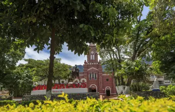 Imagen de referencia del Parque principal de San Carlos. Foto: Andrés Camilo Suárez Echeverry.