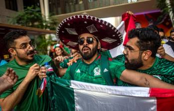 Los mexicanos y el color que le dan al Mundial de Qatar. FOTO EFE