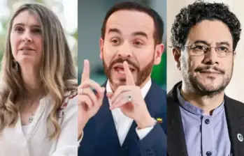 Iván Cepeda lidera todas las encuestas y estaría fijo en segunda vuelta. Foto: EL COLOMBIANO y Colprensa.