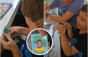 El sueño de cualquier niño es verse integrado en la élite del fútbol, pero para el protagonista de este video viral, la fantasía se hizo realidad de la forma más imprevista. FOTO: Captura de video de redes sociales. 