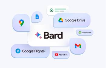 Google Bard anunció actualización que se integra con Gmail, Drive y Maps. FOTO Cortesía 