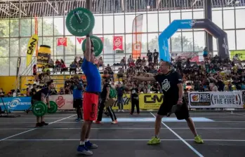 Expofitness regresa con eventos de crossfit, runn y hyrox PFT (Physical Fitness Test) en Plaza Mayor. FOTO EL COLOMBIANO