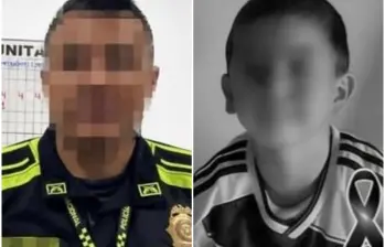 El patrullero de la Policía fue capturado tras presuntamente disparar contra su pareja y su hijo de 4 años durante una discusión tras haber llegado de trabajar desde Cali. FOTO: Tomada de redes sociales
