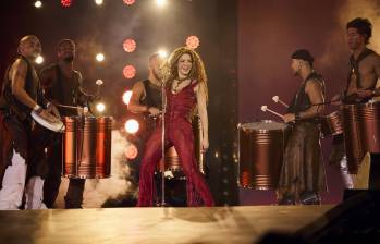 Shakira agotó dos fechas seguidas en el Estadio Centenario de Montevideo, marcando un récord en la historia musical de Uruguay. FOTO cortesía Nicolás Gerardin