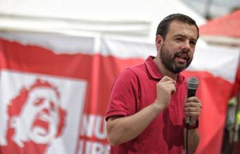 Carlos Fernando Galán en una actividad de campaña del Nuevo Liberalismo. FOTO COLPRENSA