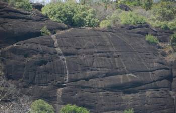 Natalia Lozada Mendieta en trabajos de campo en el Parque Nacional Natural el Tuparro. Foto cortesía.