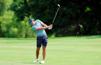 El antioqueño Nicolás Echavarría Botero es colíder del Genesis Scottish Open, evento conjunto del DP World Tour y el PGA Tour. FOTO TOMADA X @nicolas_ech