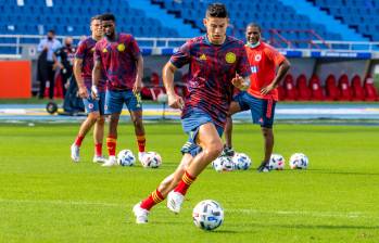 James Rodríguez será inicialista de este partido contra Paraguay. FOTO Juan Antonio Sánchez