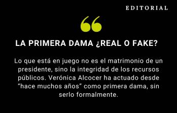 La primera dama ¿real o fake?