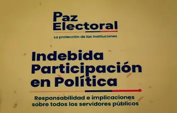 La Procuraduría lanzó la estrategia “Paz Electoral” para los comicios de 2026. FOTO COLPRENSA
