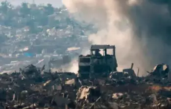 Los bombardeos no cesan en Líbano y el Golfo, pese a la tregua entre EE. UU. e Irán. Imagen de referencia. FOTO: AFP
