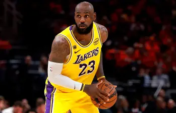 LeBron James lideró a los Lakers al 3-0 parcial ante Houston. Ningún equipo en la historia de la NBA ha superado un 3-0 en contra. FOTO: GETTY