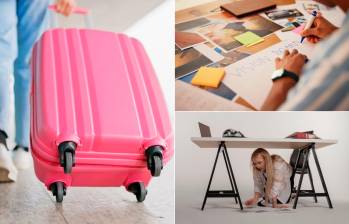 Dale la vuelta a la manzana con una maleta, un mapa de sueños o visualización y meterse debajo de una mesa a las 12 de la noche, son algunos de los rituales de Año Nuevo. FOTOS: Getty