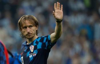 Luka Modric es el jugador que más partidos ha jugado con la Selección de Croacia en las Copas del Mundo. FOTO: EFE