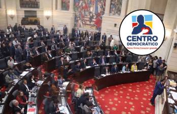 El Centro Democrático hace parte de la bancada de gobierno de Abelardo de la Espriella, pese a las diferencias que han tenido. Foto: Colprensa.