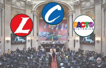 Algunos congresistas destacaron por lograr pasar ponencias y leyes de su autoría. Foto: Colprensa y partidos