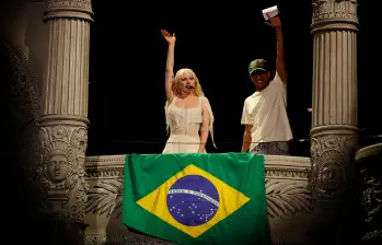 Lady Gaga se presentó el 3 de mayo en Brasil. FOTO: GETTY