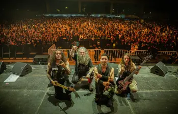 Reencarnación es una de las bandas pioneras del metal en Medellín. 