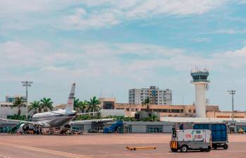 Vista panorámica del Aeropuerto internacional Rafael Núñez de Cartagena. Foto: Colprensa