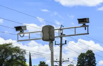 Nuevas cámaras de fotodetección entraron en funcionamiento en la Variante de Caldas. Fecha de evento: 17/07/2025. Foto: Andrés Camilo Suárez Echeverry