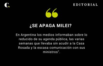 ¿Se apaga Milei?