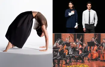 La Orquesta Filarmónica de Medellín acompañará estas piezas que desfilarán en la pasarela de Punto Blanco. FOTOS Cortesía y EL COLOMBIANO