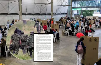 La Unión Interparlamentaria y el el Grupo de América Latina y el Caribe (Grulac) alertaron sobre el panorama de violencia para estas elecciones presidenciales. Fotos: Andrés Suárez, Colprensa y captura carta de la UIP y Grulac