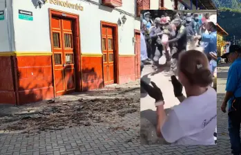 Rescate de una niña de 3 años en Cali no es reciente: ocurrió el lunes 10 de agosto, día del terremoto. Foto: MinCultura - captura de video