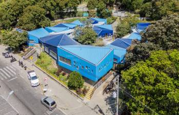 Así quedó el nuevo espacio de atención de niños en esta zona del occidente de Medellín. FOTO: Cortesía