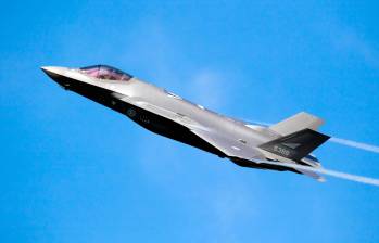 Estos son los aviones que desplegó Estados Unidos en su base aérea de Puerto Rico. FOTO: GETTY