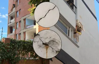 De acuerdo a las grietas y a los daños que se encuentren, las personas pueden hacer el respectivo reporte ante las autoridades. Fotos: Cortesía y redes sociales