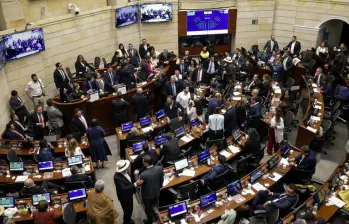 Se trata de seis iniciativas que harán trámite en el legislativo, y que serán presentadas por el Ministerio de Trabajo a tan solo 15 días de que el presidente Gustavo Petro deje su mandato. (Colprensa - Cristian Bayona).