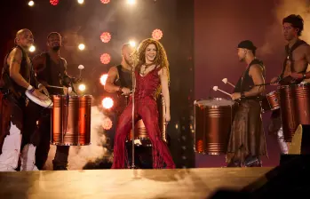 Shakira en su gira en Estados Unidos. FOTO Cortesía Nicolas Gerardin