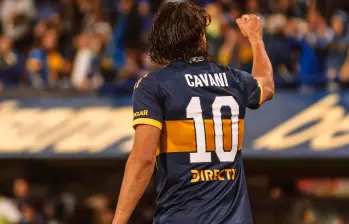 Edinson Cavani anotó 28 goles con Boca. FOTO: X ECavaniOfficial