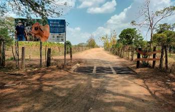 La Hacienda Nueva Esperanza es desde 2023 un centro de acopio lechero. Sin embargo, una de sus partes aún figura a nombre de Mancuso. FOTO Archivo particular