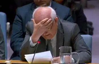 Riyad Mansour se pronució ante el Consejo de Seguridad sobre el drama que se vive en la Franja de Gaza a razón de los ataques de Israel. Foto: Captura de video