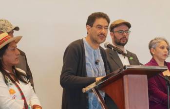 El encuentro se llevó a cabo en el Hotel Tequendama, en el centro de Bogotá. Foto: captura de video