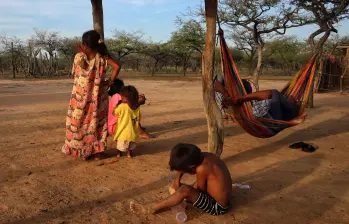 La falta de agua potable afecta a los niños y niñas de Riohacha, Manaure, Maicao y Uribia, en La Guajira. Foto: Colprensa