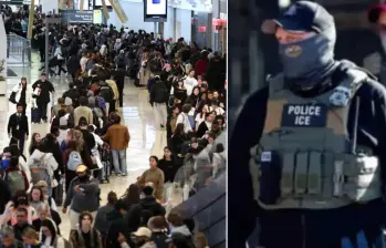 ¿Por qué hay agentes del ICE en los principales aeropuertos de EE. UU.? Foto: AFP / Getty