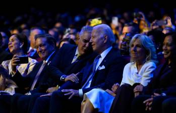 El presidente Iván Duque estuvo al lado de su homólogo estadounidense Joe Biden durante inauguración de la Cumbre de las Américas. FOTO afp
