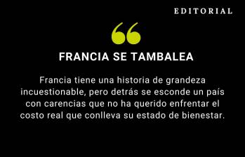 Francia se tambalea