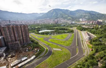 La Gobernación de Antioquia aseguró que las obras del autódromo de Bello ya concluyeron. FOTO: Esneyder Gutiérrez