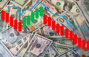 El dólar inició la jornada con una caída frente a la TRM y se mantuvo por debajo de los $3.350. FOTO GETTY.
