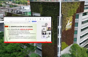 La Fiscalía adelante diversos procesos penales por presunta corrupción en contratación del Área Metropolitana durante el gobierno de Daniel Quintero (2020-2023). FOTO: EL COLOMBIANO Y CORTESÍA