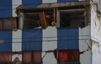El presidente Abelardo de la Espriella dio una cifra inicial de pérdidas por el terremoto, sin embargo, experto aclara que esta puede aumentar. Foto: Manuel Saldarriaga Quintero.