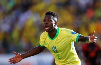 El seleccionado brasileño ha sufrido en su recambio generacional para estas Eliminatorias. De momento se ubica en la cuarta casilla de la tabla de posiciones. Vinicius Junior será titular ante Paraguay. FOTO GETTY 