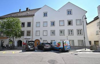 La casa natal de Adolf Hitler se convirtió en una comisaría en Austria. FOTO: AFP 