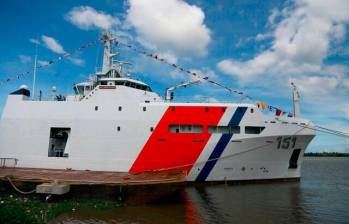 Es la primera vez que Colombia va con un buque nuevo para investigación científica construido en el país. Allí se pondrá a prueba esta plataforma de conocimiento. FOTO colprensa